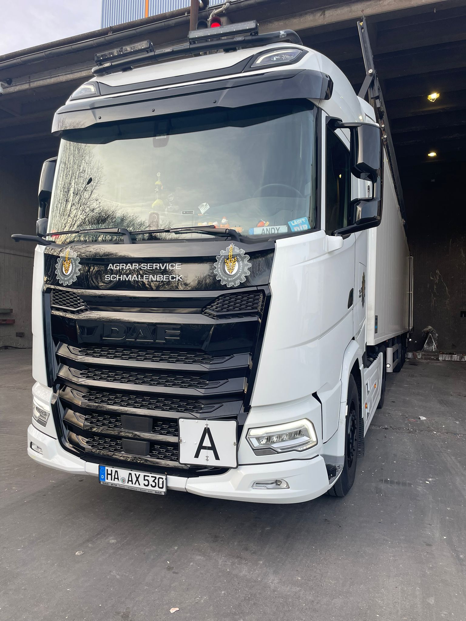 Schubbodenauflieger im Einsatz