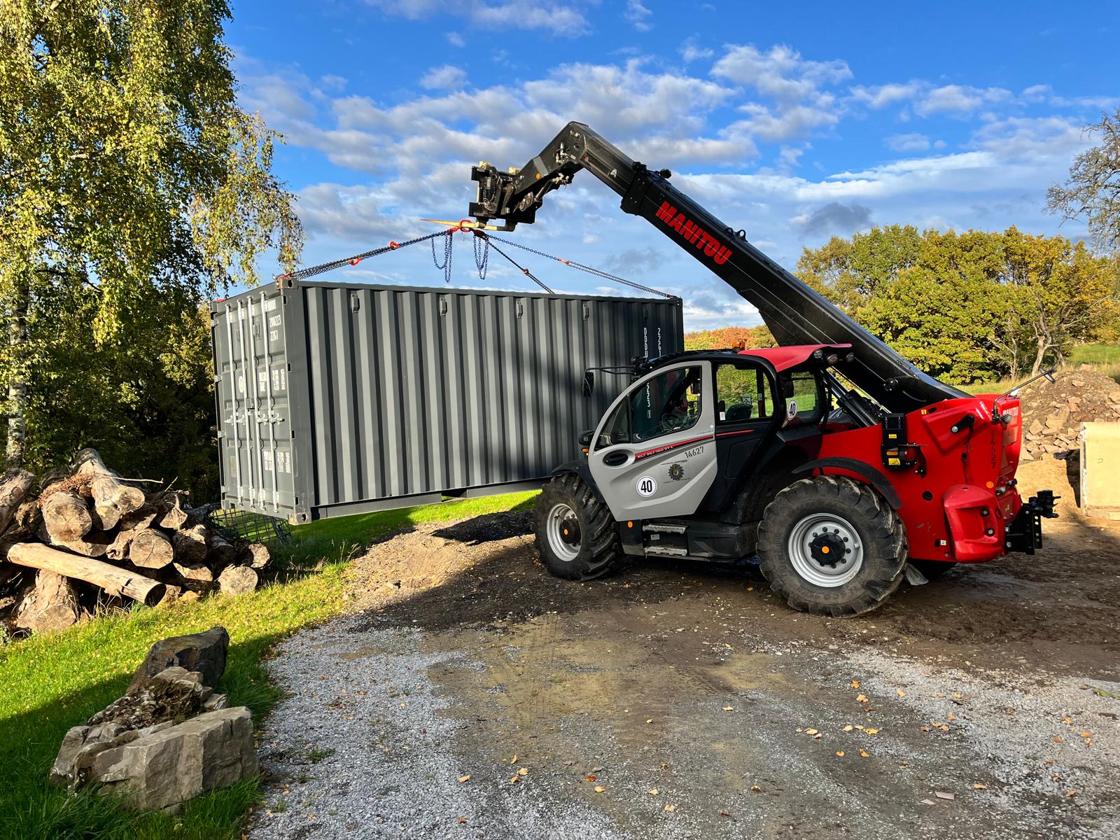 Manitou – Umschlag und Selbstladung